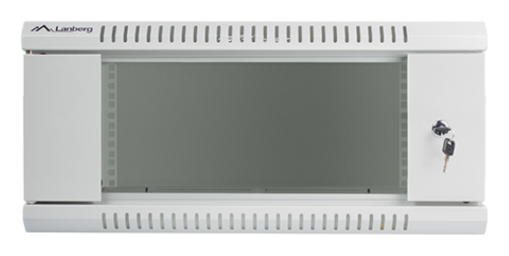 ARMARIO LANBERG MURAL RACK 19" 4U/600X600 FLAT PACK V2 GRIS - detalle
