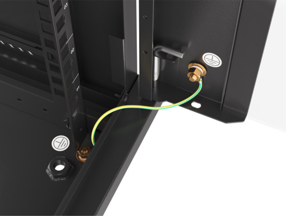 ARMARIO LANBERG MURAL RACK 19" 4U/600X600 FLAT PACK V2 NEGRO - detalle
