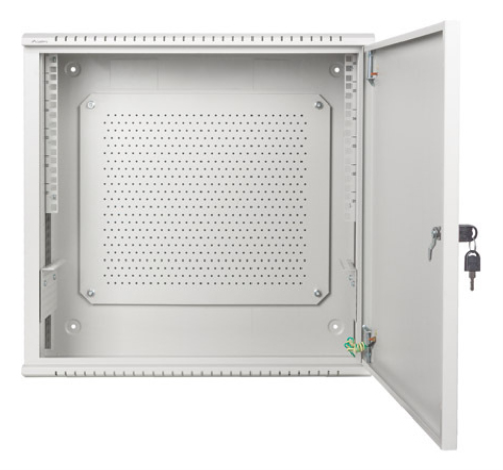 ARMARIO LANBERG MURAL RACK 19" 6U+3U 540X200 BAJO PERFIL GRIS ENSAMBLADO - detalle