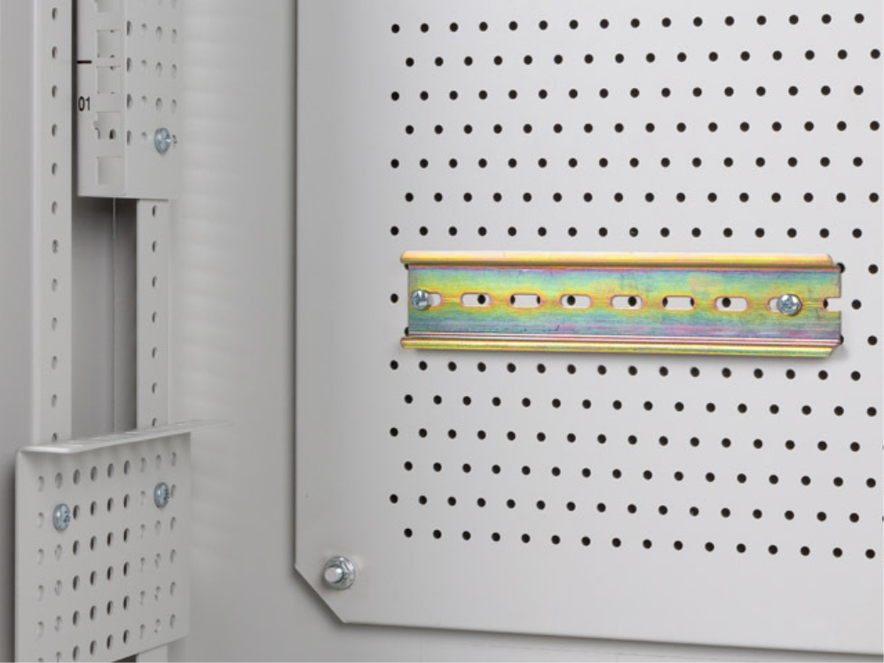 ARMARIO LANBERG MURAL RACK 19" 6U+3U 540X200 BAJO PERFIL GRIS ENSAMBLADO - detalle
