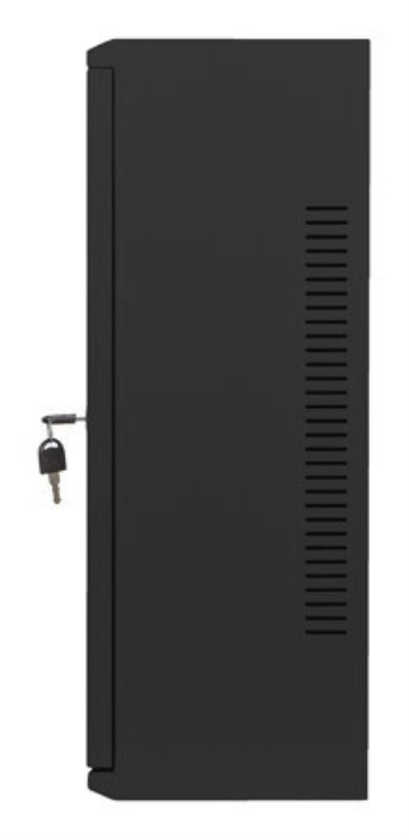 ARMARIO LANBERG MURAL RACK 19" 6U+3U/540X200 BAJO PERFIL NEGRO ENSAMBLADO - detalle