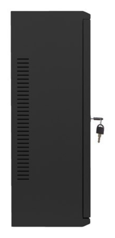 ARMARIO LANBERG MURAL RACK 19" 6U+3U/540X200 BAJO PERFIL NEGRO ENSAMBLADO - detalle