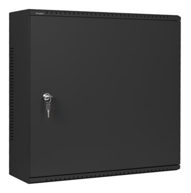 ARMARIO LANBERG MURAL RACK 19" 6U+3U/540X200 BAJO PERFIL NEGRO ENSAMBLADO - detalle