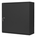 ARMARIO LANBERG MURAL RACK 19" 6U+3U/540X200 BAJO PERFIL NEGRO ENSAMBLADO