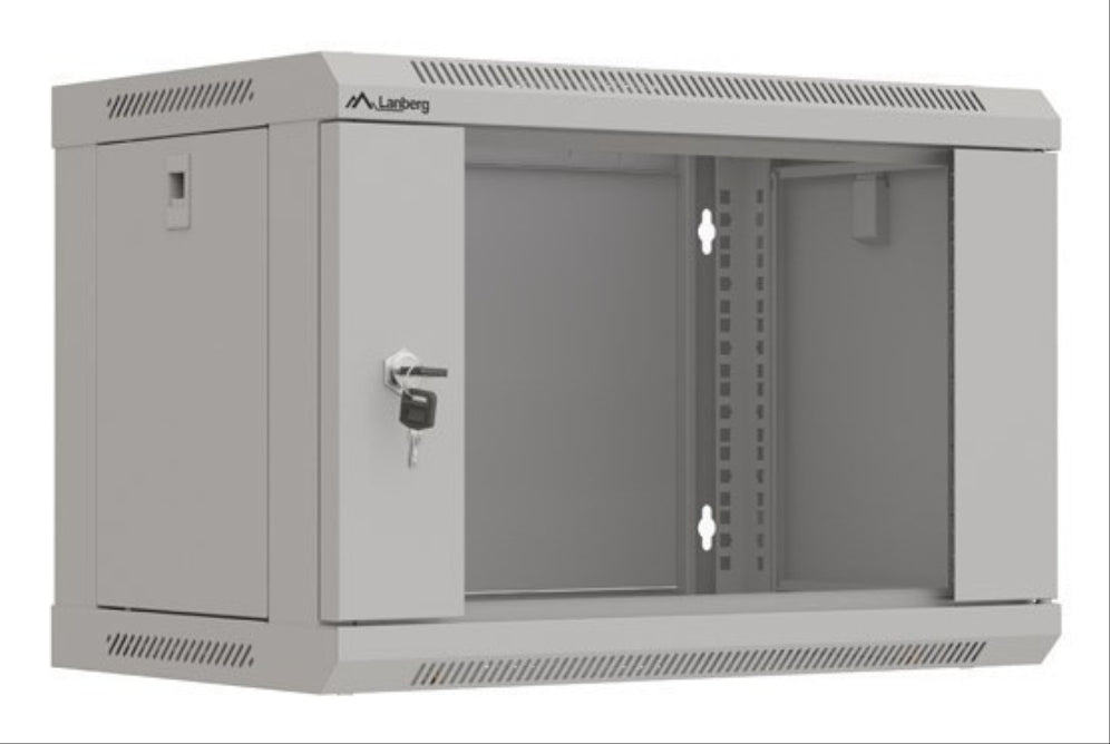 Lanberg WF03-5306-10S armario rack 6U Bastidor de pared Gris