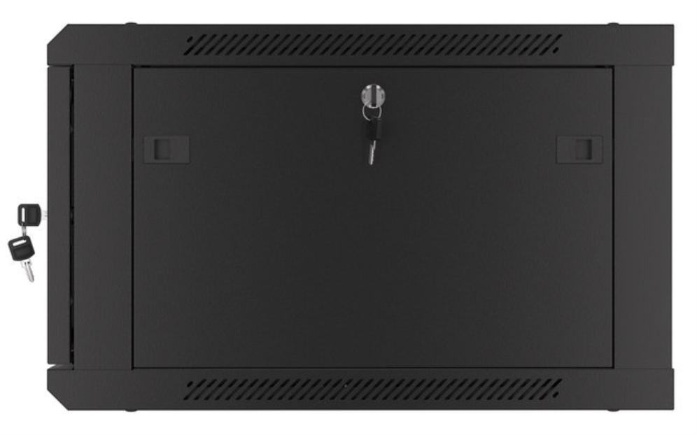 ARMARIO LANBERG MURAL RACK 19" 6U/600X600 FLAT PACK AUTOENSAM NEGRO PTA METALICA - detalle