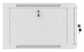 ARMARIO LANBERG MURAL RACK 19 6U 600X600 FLAT PACK PUERTA CRISTAL GRIS