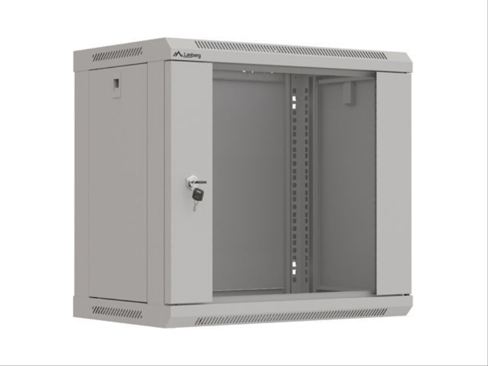 Lanberg WF03-5309-10S armario rack 9U Bastidor de pared Negro