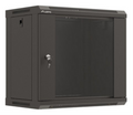 ARMARIO LANBERG MURAL RACK 19" 9U 540X350 FLAT PACK NEGRO PUERTA CRISTAL