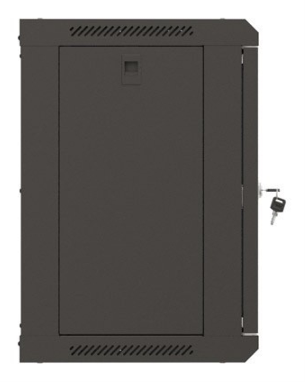 ARMARIO LANBERG MURAL RACK 19" 9U 540X350 FLAT PACK NEGRO PUERTA CRISTAL - detalle