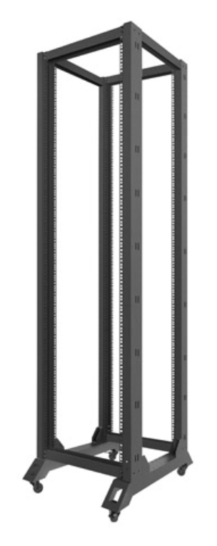 ARMARIO LANBERG OPEN RACK 42 U 600X800 NEGRO - detalle