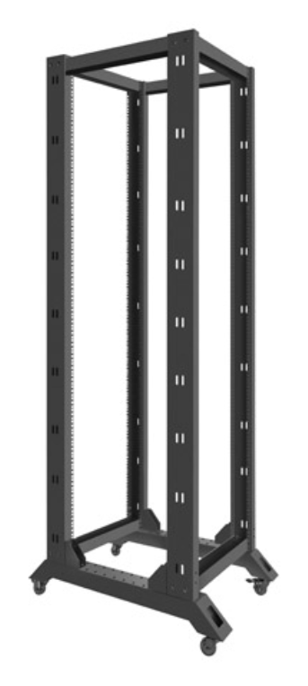 ARMARIO LANBERG OPEN RACK 42 U 600X800 NEGRO - detalle