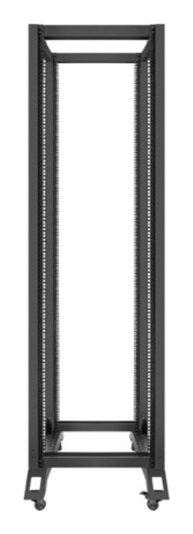 ARMARIO LANBERG OPEN RACK 42 U 600X800 NEGRO - detalle