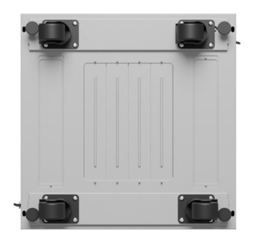 ARMARIO LANBERG RACK 19" 15U 600X600 FLAT PACK GRIS PUERTA DE CRISTAL CON LCD - detalle