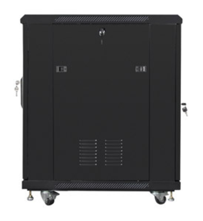 ARMARIO LANBERG RACK 19" 15U 600X800 FLAT PACK BLACK NEGRO - detalle
