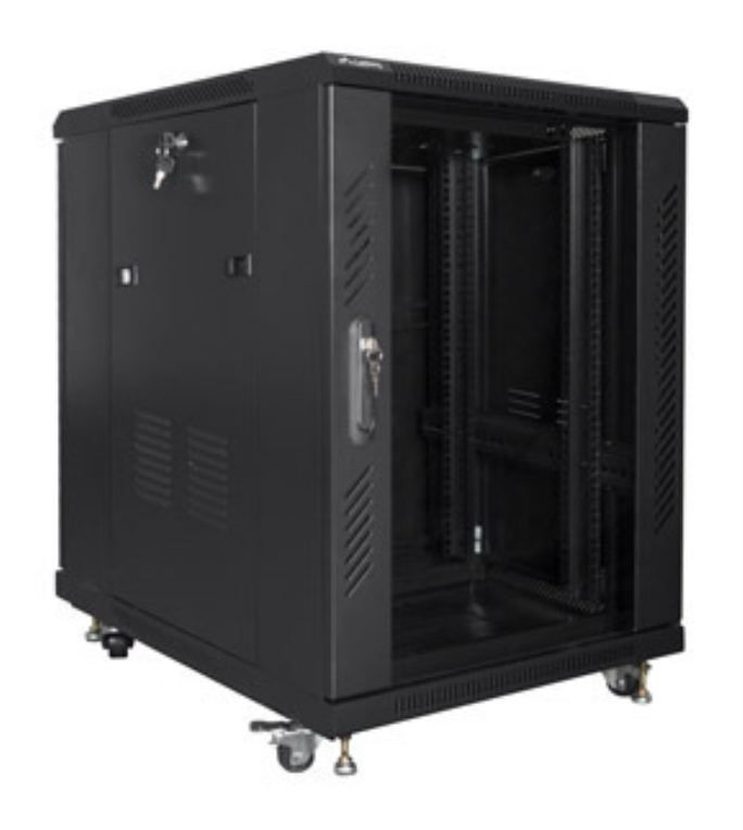 ARMARIO LANBERG RACK 19" 15U 600X800 FLAT PACK BLACK NEGRO