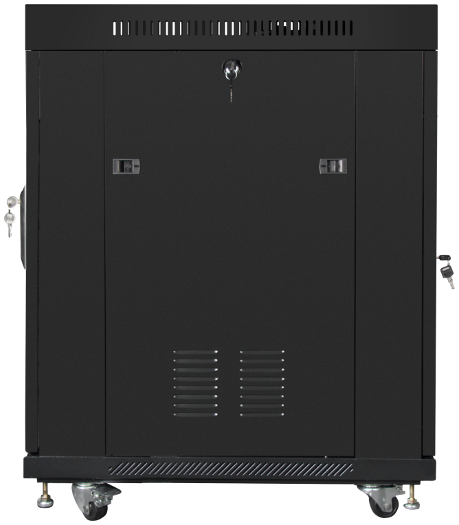 ARMARIO LANBERG RACK 19” 15U 800X1000 LCD PUERTA CRISTAL FLAT PACK NEGRO - detalle