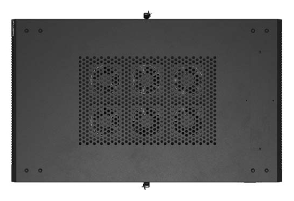 ARMARIO LANBERG RACK 19" 22U 600X1000 FLAT PACK PUERTA CRISTAL NEGRO - detalle