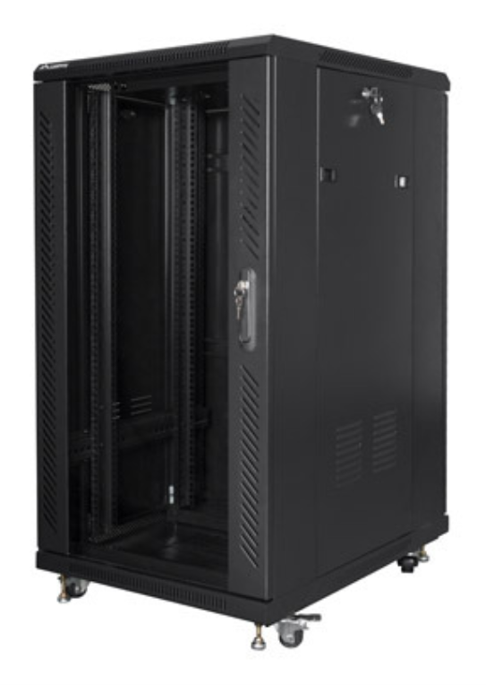 ARMARIO LANBERG RACK 19" 22U 600X800 FLAT PACK BLACK NEGRO
