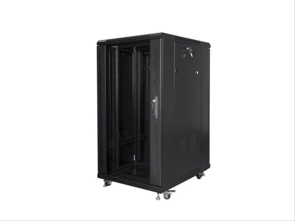 Lanberg FF01-6822-12B armario rack 22U Rack o bastidor independiente Negro