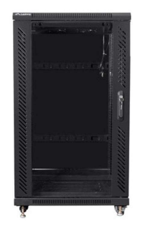 ARMARIO LANBERG RACK 19" 22U 600X800 FLAT PACK BLACK NEGRO - detalle