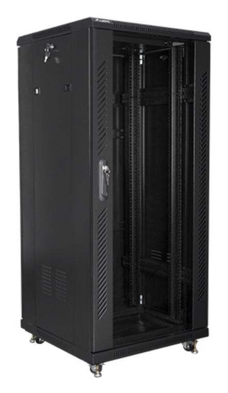 ARMARIO LANBERG RACK 19" 27U 600X600 FLAT PACK BLACK NEGRO - detalle