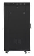 Lanberg FF01-6827-23BL armario rack 27U Rack o bastidor independiente Negro