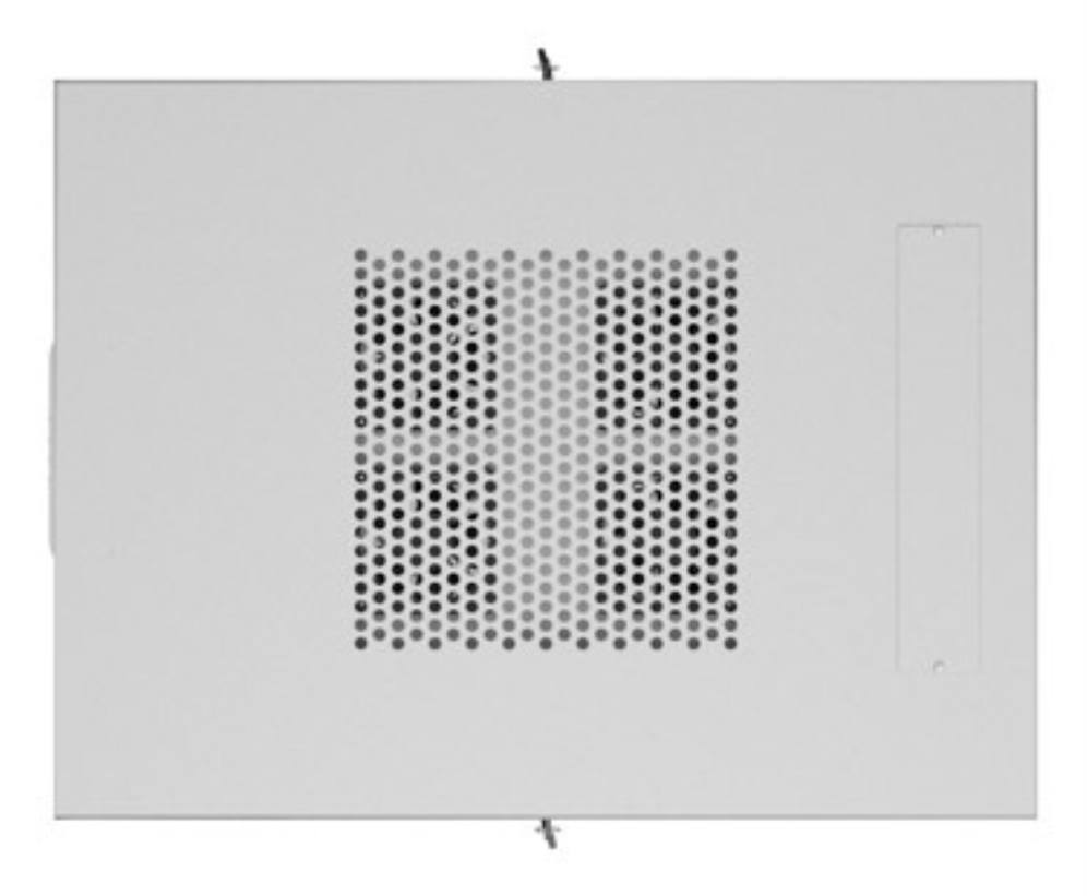 ARMARIO LANBERG RACK 19" 27U 600X800 FLAT PACK PUERTA PERFORADA CON LCD GRIS - detalle