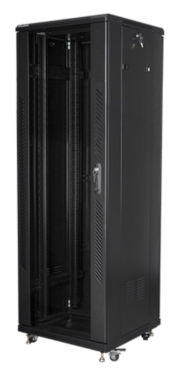ARMARIO LANBERG RACK 19" 37U 600X600 FLAT PACK BLACK NEGRO - detalle