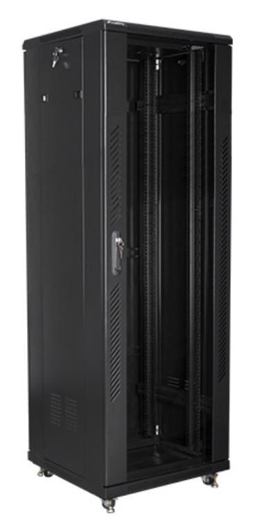 ARMARIO LANBERG RACK 19" 37U 600X600 FLAT PACK BLACK NEGRO - detalle