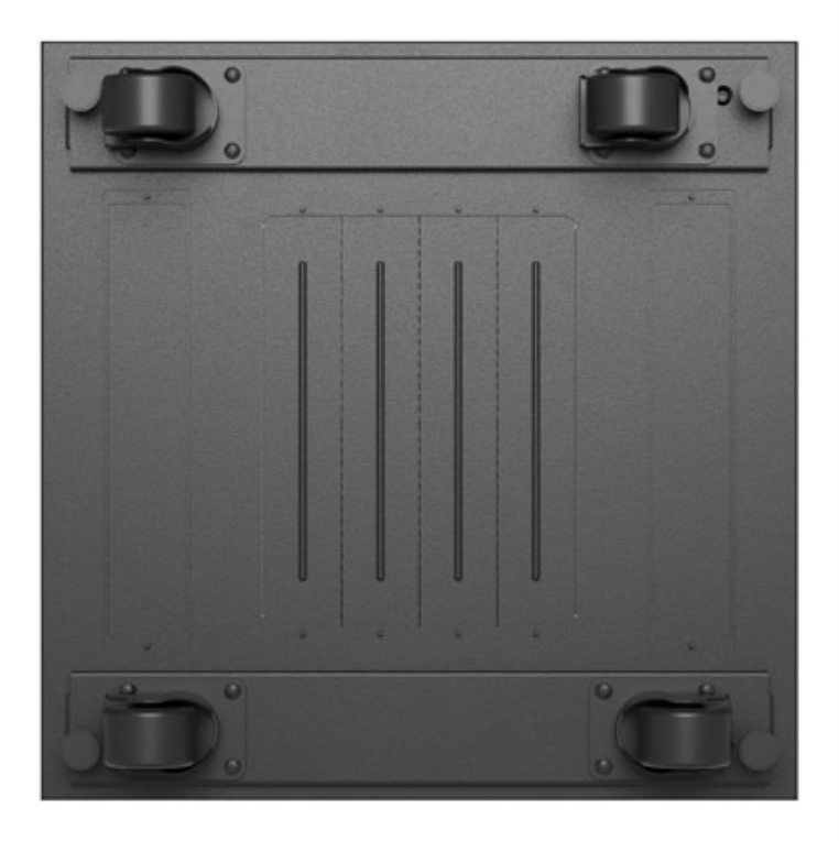 ARMARIO LANBERG RACK 19" 37U 600X600 FLAT PACK PUERTA PERFORADA CON LCD - detalle