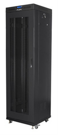 ARMARIO LANBERG RACK 19" 42U 600X600 FLAT PACK V2 PUERTA MESH CON LCD NEGRO