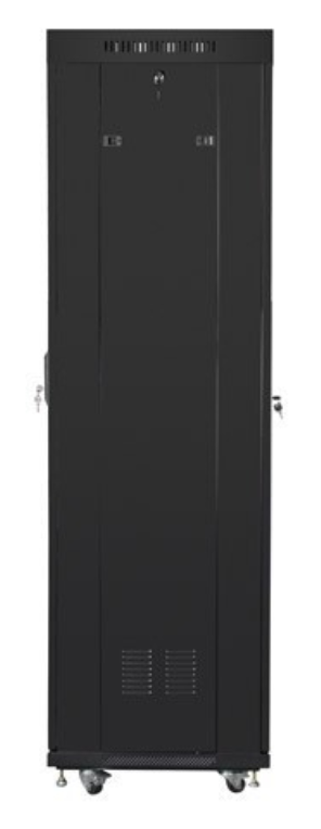 ARMARIO LANBERG RACK 19" 42U 600X600 FLAT PACK V2 PUERTA MESH CON LCD NEGRO - detalle