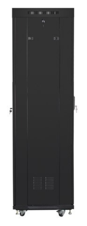 ARMARIO LANBERG RACK 19" 42U 600X600 FLAT PACK V2 PUERTA MESH CON LCD NEGRO - detalle