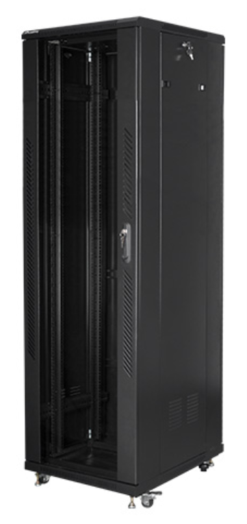 ARMARIO LANBERG RACK 19" 42U 600X800 FLAT PACK BLACK NEGRO - detalle