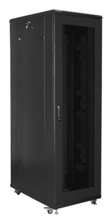 ARMARIO LANBERG RACK 19" 42U 800X1000 FLAT PACK PUERTA PERFORADA NEGRO - detalle