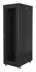 ARMARIO LANBERG RACK 19" 42U 800X1000 FLAT PACK PUERTA PERFORADA NEGRO