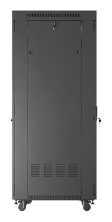ARMARIO RACK 19" LANBERG 37U 800X800 FLAT PACK PUERTA PERFORADA CON LCD NEGRO - detalle