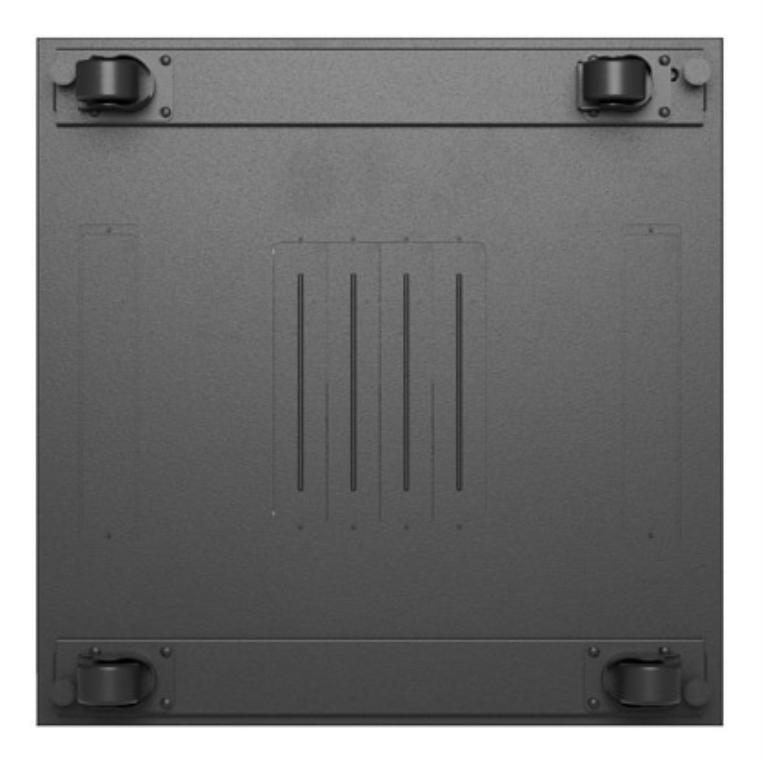 ARMARIO RACK 19" LANBERG 37U 800X800 FLAT PACK PUERTA PERFORADA CON LCD NEGRO - detalle