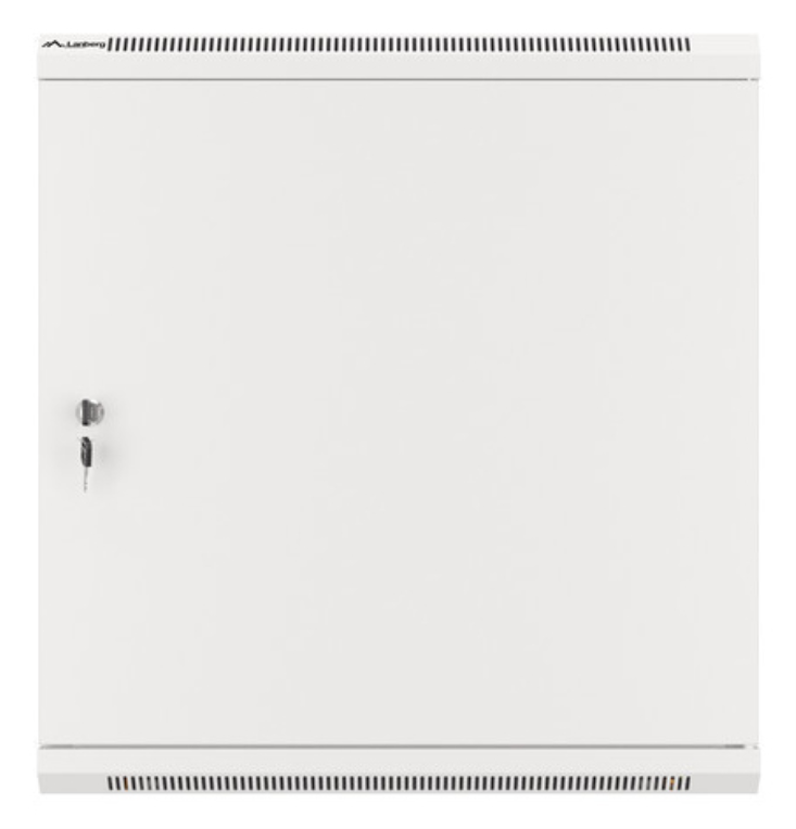 ARMARIO RACK 19" MURAL 12U/600X450 PARA AUTOMONTAJE CON PUERTA METALICA GRIS - detalle