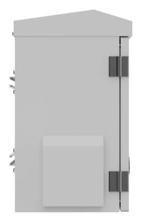 ARMARIO RACK LANBER 10" MONTAJE PARED IP55 HERMETICO 320X220X400 ENSAMBLADO GRIS - detalle