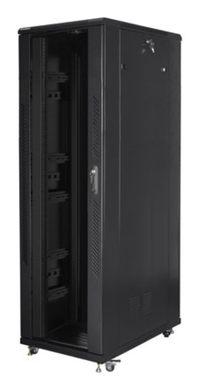 Lanberg FF01-8242-12B armario rack 42U Rack o bastidor independiente Negro