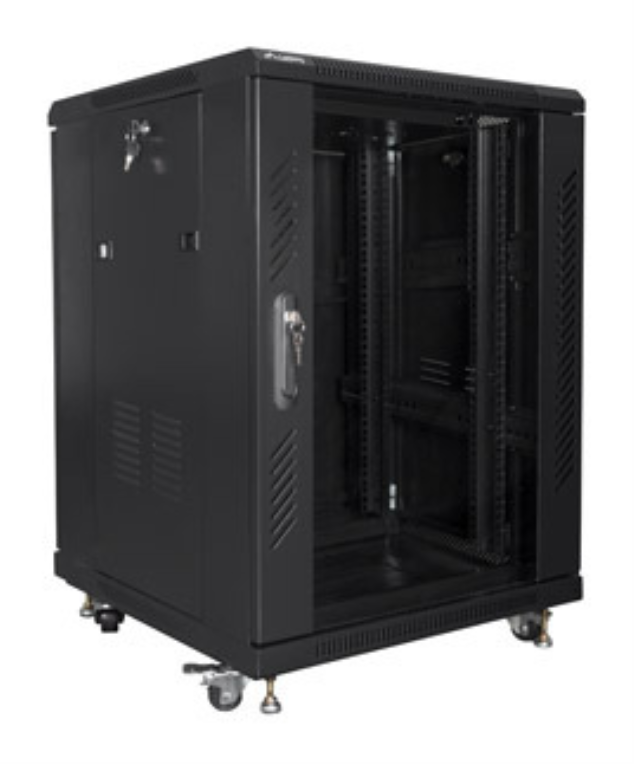 ARMARIO RACK LANBERG 15U 600X600 AUTO ENSAMBLADO 19" HASTA 800KG NEGRO - detalle