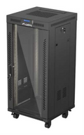 Lanberg FF01-6624-12BL armario rack 24U Rack o bastidor independiente Negro