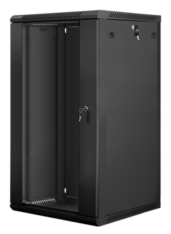 ARMARIO RACK LANBERG 22U 600X600X1082 AUTO ENSAMBLADO 19" HASTA 60 KG NEGRO