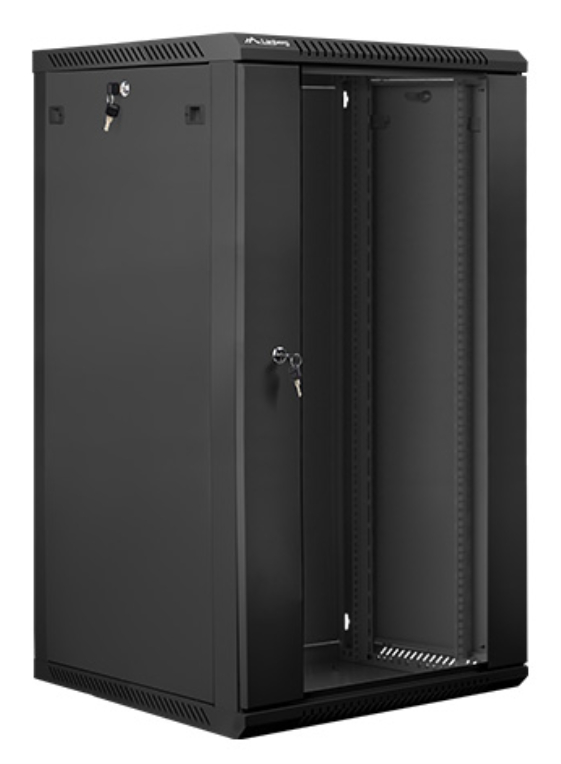 ARMARIO RACK LANBERG 22U 600X600X1082 AUTO ENSAMBLADO 19" HASTA 60 KG NEGRO - detalle