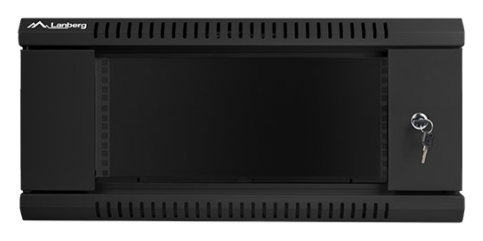 ARMARIO RACK LANBERG 4U 600X450X279 AUTO ENSAMBLADO 19" HASTA 60 KG NEGRO - detalle
