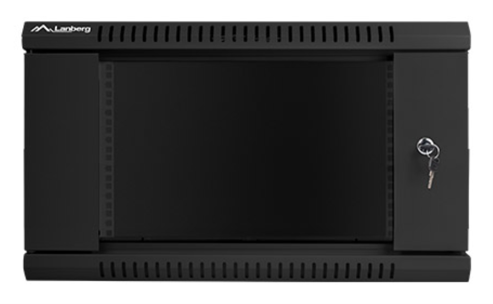 ARMARIO RACK LANBERG 6U 600X600X368 AUTO ENSAMBLADO 19" HASTA 60 KG NEGRO - detalle