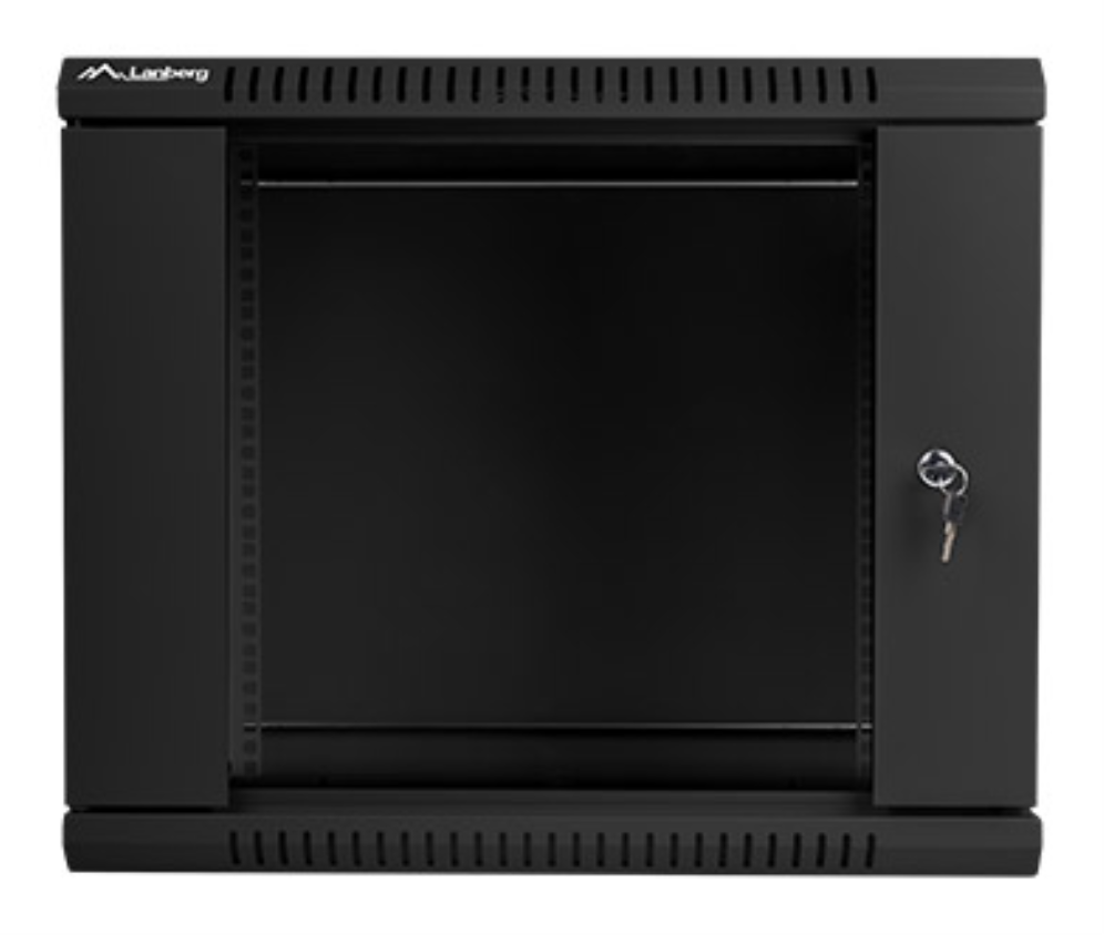 ARMARIO RACK LANBERG 9U 600X600X501 AUTO ENSAMBLADO 19" HASTA 60 KG NEGRO - detalle