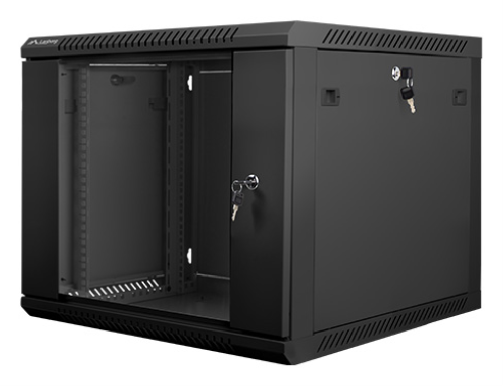 ARMARIO RACK LANBERG 9U 600X600X501 AUTO ENSAMBLADO 19" HASTA 60 KG NEGRO